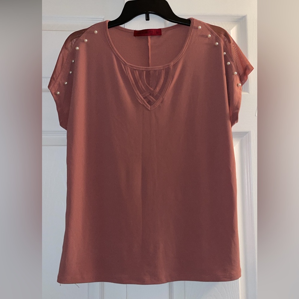 Pink blouse